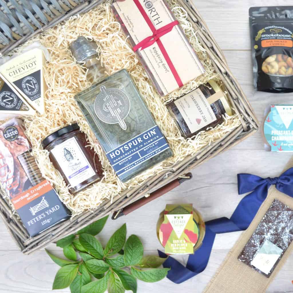 Hepple Sloe Gin Hamper Luxury Hampers & Gifts Heather and Bale