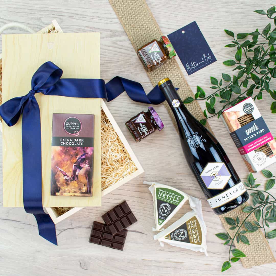 Red Wine & Cheese Hamper The Heckley Heather and Bale