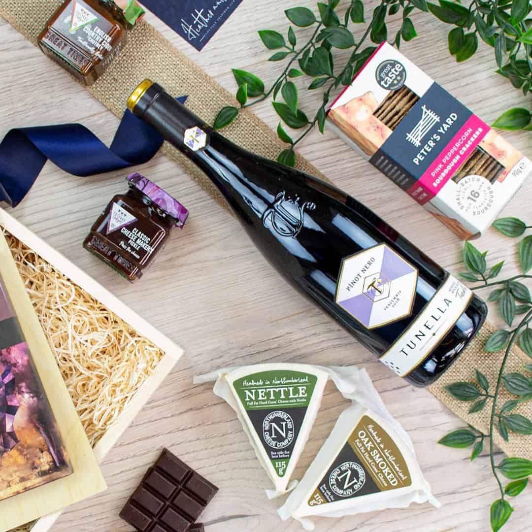 Red Wine & Cheese Hamper The Heckley Heather and Bale