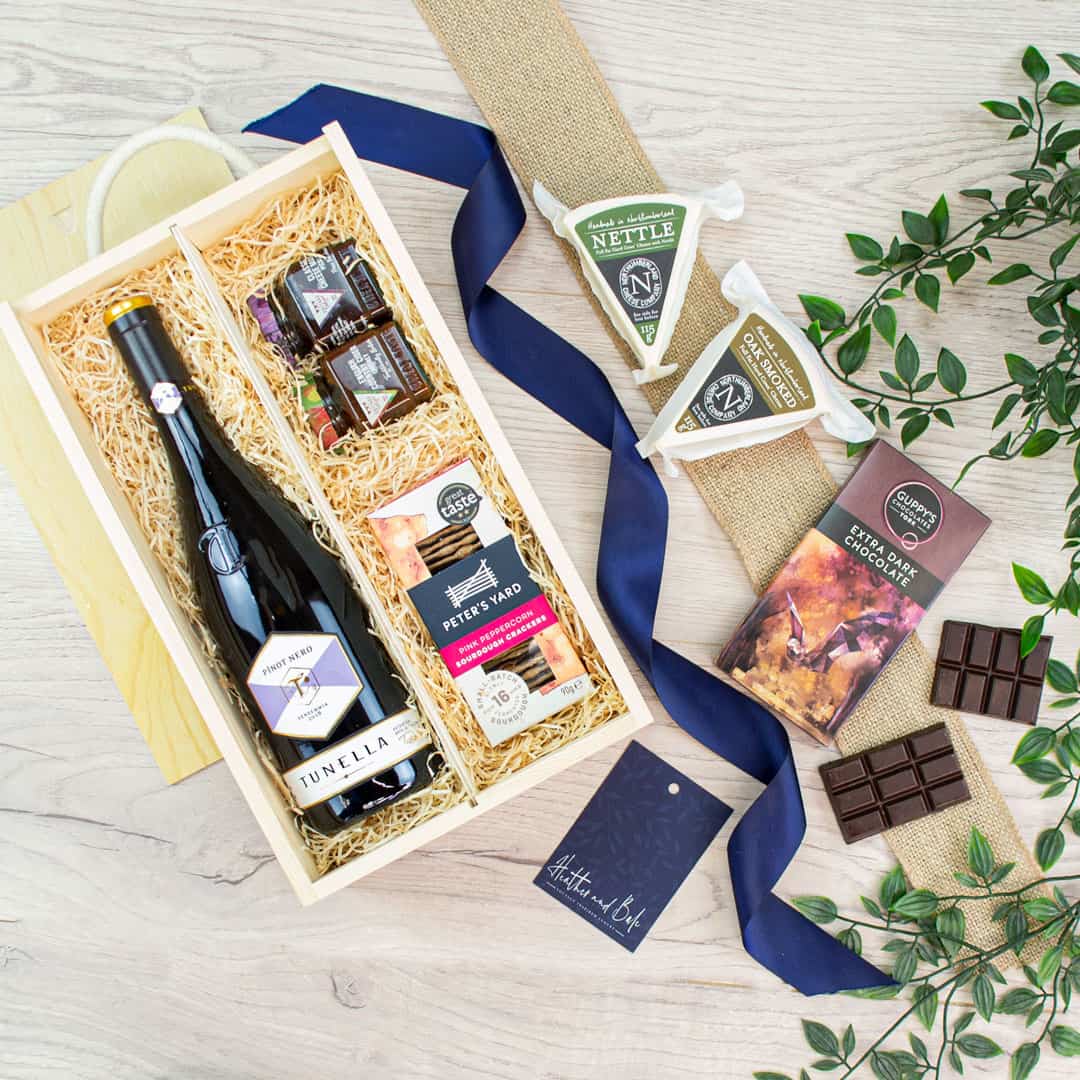 Red Wine & Cheese Hamper The Heckley Heather and Bale