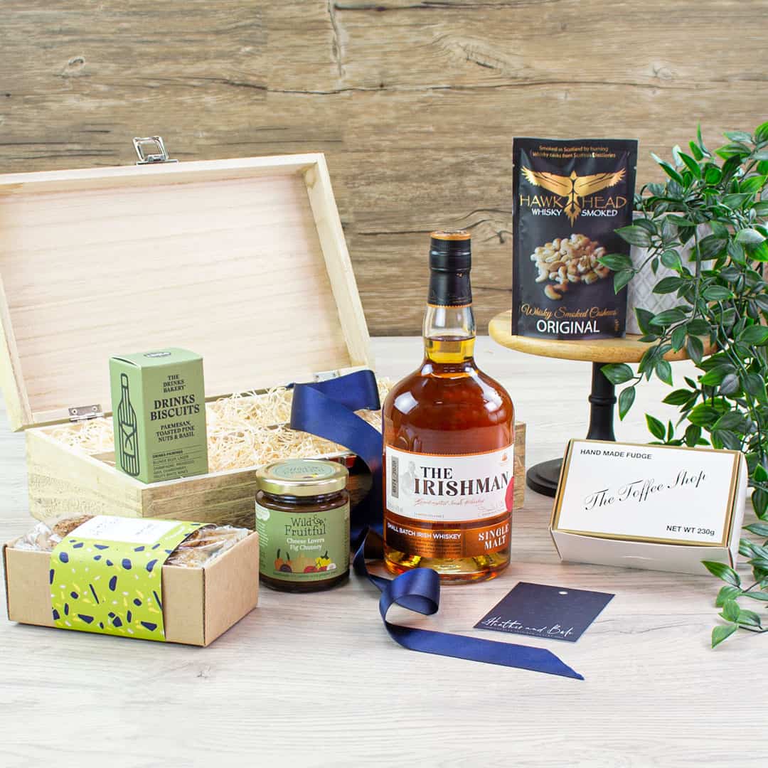 Shipley Irish Whiskey Hamper Heather and Bale