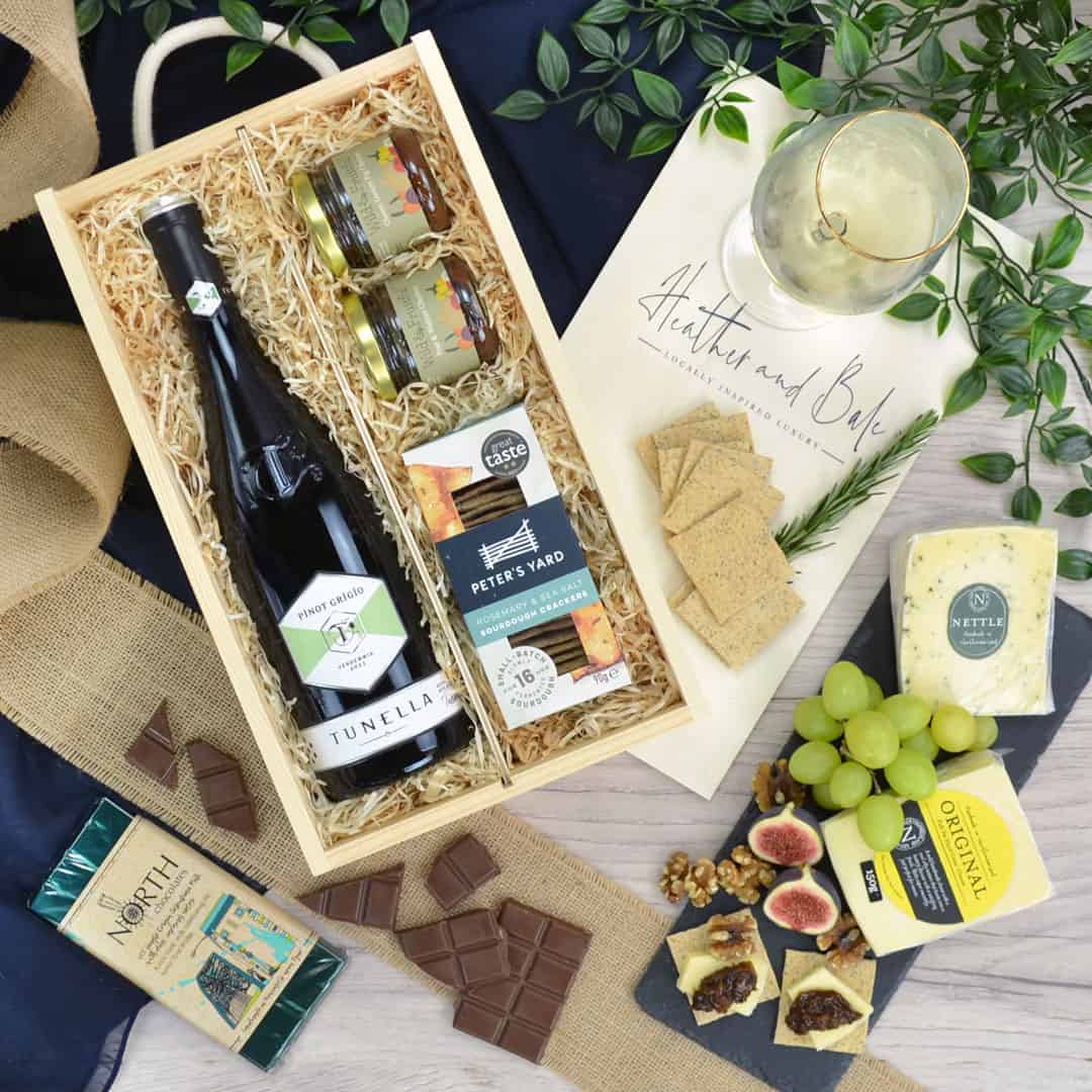 White Wine and Cheese Hamper