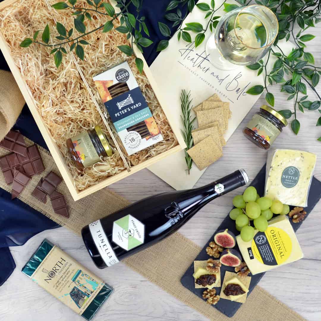 White Wine and Cheese Hamper