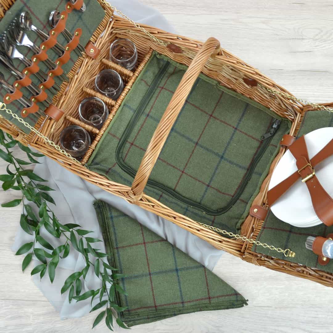 Fitted Picnic Basket for 4