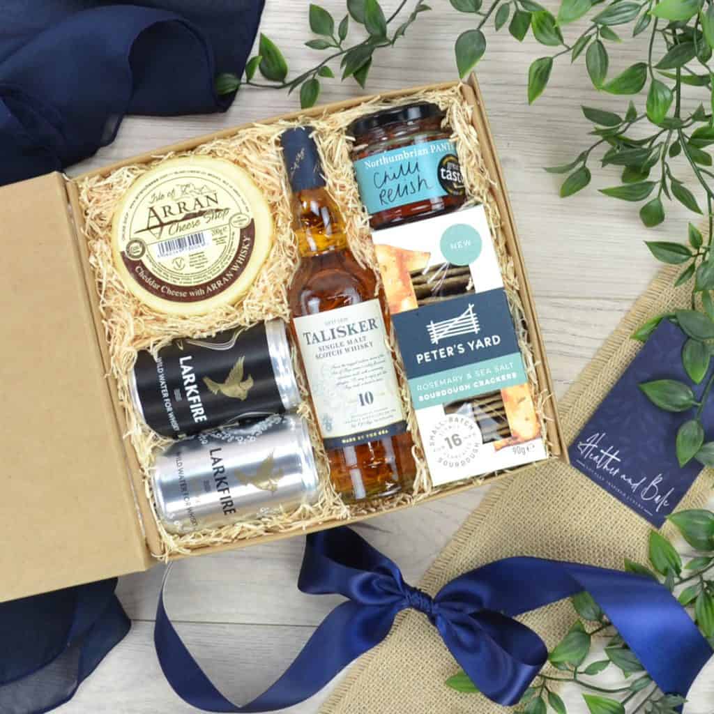 Whisky and Cheese Gift Set with Larkfire whisky water
