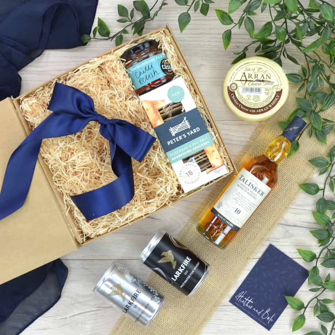 Whisky and Cheese Gift Set with Larkfire Whisky Water