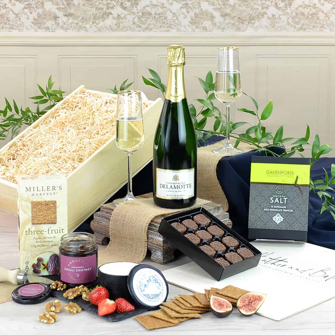 Delamotte Champagne and Gourment Gift Box