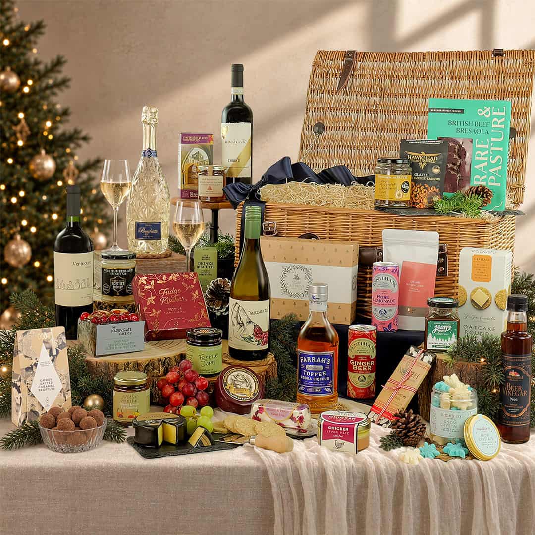 large luxury Christmas hamper