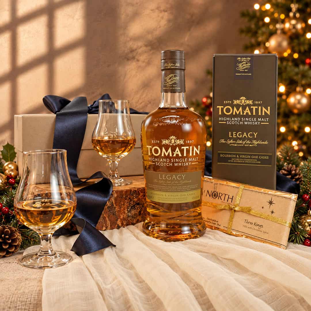 Christmas whisky hamper