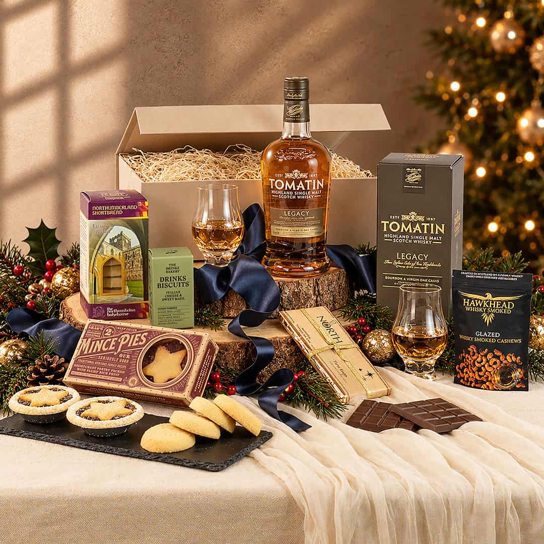 Christmas whisky hamper